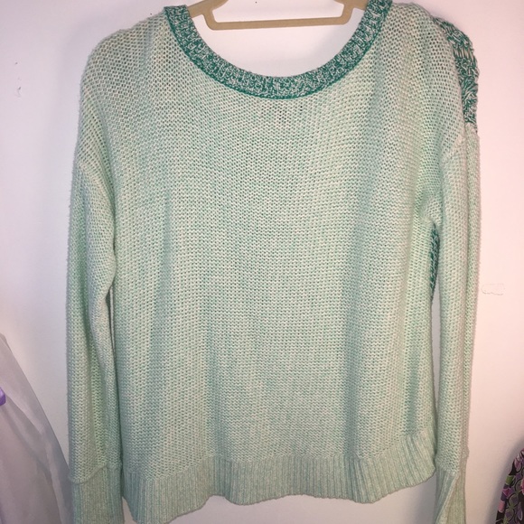 Blue lace sweater - Picture 2 of 4